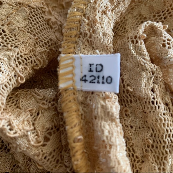 Victoria’s Secret Gold Label Vintage Long Lace Gown Size Large - Picture 10 of 13